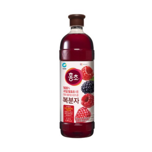 백앤 청정원 홍초 복분자, 1.5L, 1개