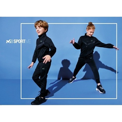 겨울 추위를 날려줄 따스함, 밀레 아동 양털 뽀글이 트레이닝 세트