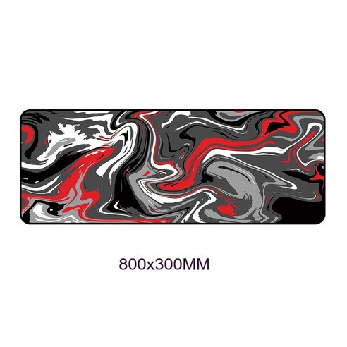 YJQ 대형 800x300 2/3mm 게이머 데스크 패드 노트북 마우스 매트 게임용 마우스 패드 XL 마우스 패드 PC 컴퓨터 키보드 데스크 매트 액세서리 카펫, DBX-297-80X30_3MM Thickness