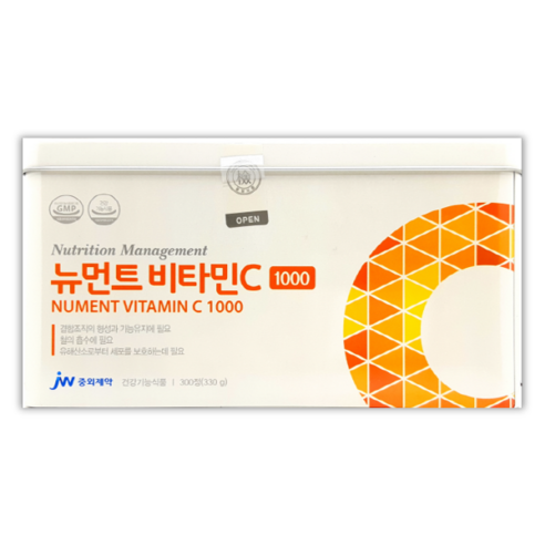 중외제약 뉴먼트비타민C 1000mg 300정 항산화기능성 고함량비타민C, 1개, 1박스