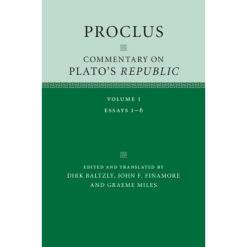 (영문도서) Proclus: Commentary on Plato''s Republic: Volume 1 Hardcover, Cambridge University Press, English, 9781107154698