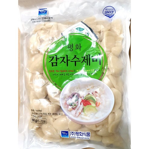 감자수제비(평화 1K)X3 식자재몰 식자재마켓 업소용, 1, 1kg