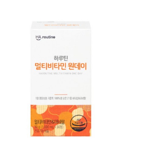 하루틴 멀티비타민 원데이 1000mg x 90정 3개월, 1개