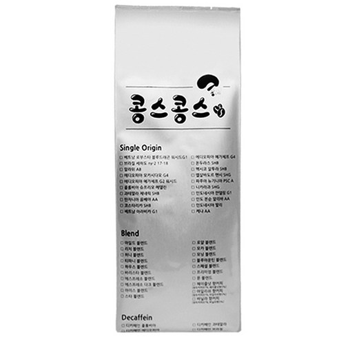 콩스콩스 원두커피 콜롬비아 슈프리모 후일라 1kg, 핸드드립(중간입자), 1kg, 1개