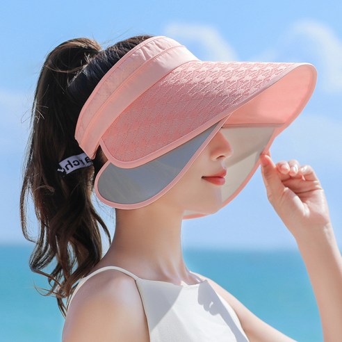 [사은품증정] 슬라이딩 여성 썬캡 햇빛가리개 선캡 여름 모자