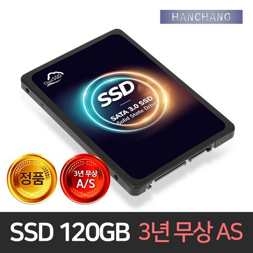 [당일발송] 클라우드 CLOUD SSD 120GB (3년 무상 AS) (오늘출고), 한창코퍼레이션