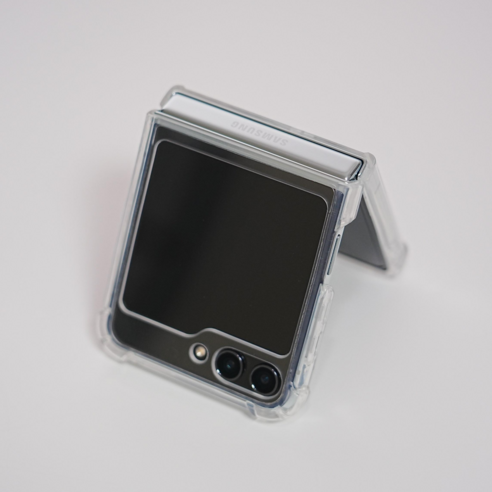 쑤토어 갤럭시 Z플립5 투명 맥세이프 휴대폰 케이스