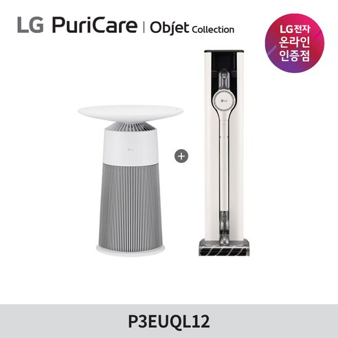LG전자 퓨리케어 오브제컬렉션 에어로퍼니처 + 코드제로 A9 올인원타워 청소기 P3EUQL12