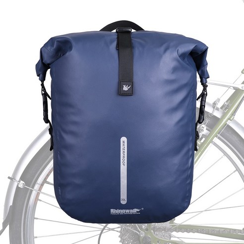 라이노워크 자전거 짐받이 가방 20L 패니어백 백팩 배낭 X21668, 블루, 1개