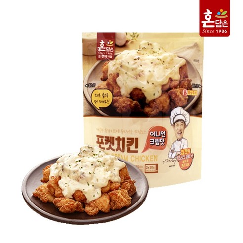 한맥 포켓치킨 어니언크림 180g, 8개