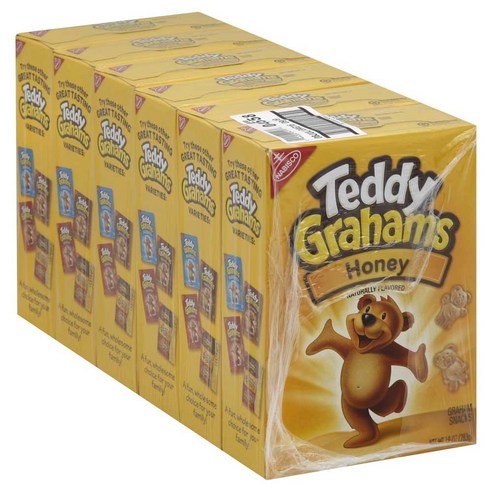 Teddy Grahams 간식 꿀 2835g10온스 박스 6개 팩 grandmamoses Best Top5