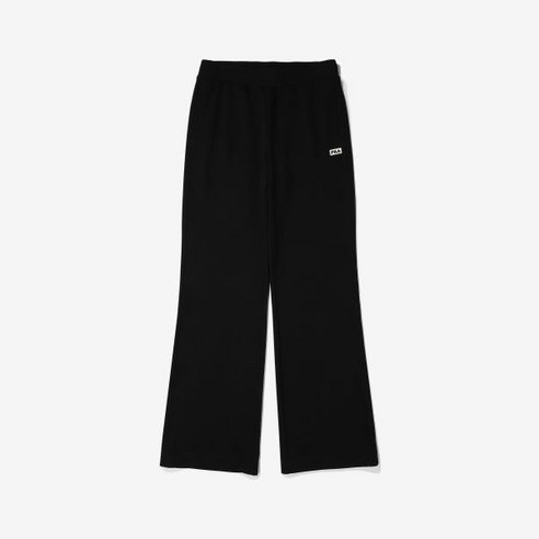 [FILA 본사공식] 프리미엄 코튼폴리 스몰로고 부츠컷 팬츠 (FS2FPG1152F_BLK)