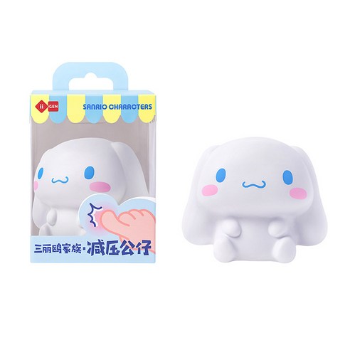 말랑말랑 스퀴시 귀욤템 인형 4종, 시나모롤, 1개