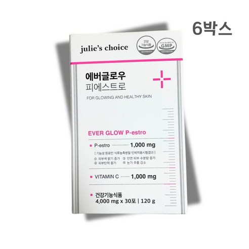 줄리스초이스 에버글로우 피에스트로, 120g, 6박스