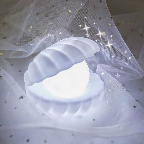 조앤제이 조개 무드등, 화이트
