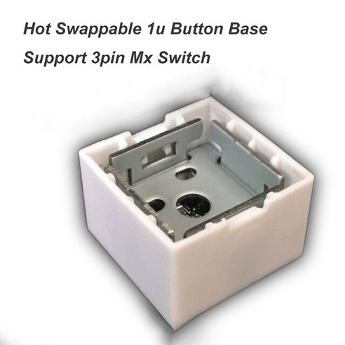 매크로 프로그래밍 가능 맞춤형 DK6 미니 모듈러 키보드 조합 레이아웃 핫 스왑 독립 마그네틱 키 버튼, [02] 1u Key Button