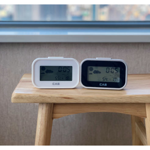 CAS 초정밀 신생아 온도습도계 온습도계 온습도 T022, 블랙, 1개