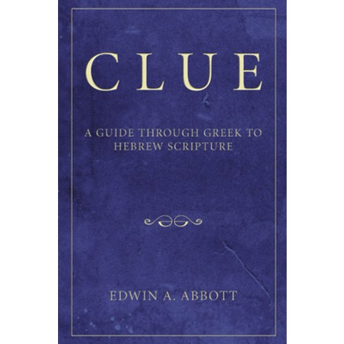 (영문도서) Clue Paperback, Wipf & Stock Publishers, English, 9781597521628