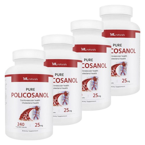 My Life 내추럴스 폴리코사놀 25mg, 240정, 4개