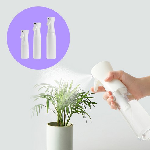 일상팡팡 식집사필수 다목적 청소용 안개분무기, 화이트, 3종세트