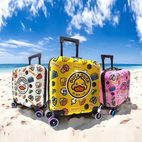 우리 아이 첫 여행, 덕덕 18인치 기내용 캐리어와 함께!