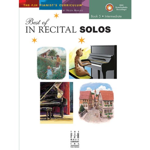 (영문도서) Best of in Recital Solos Paperback, Alfred Music, English, 9781619281011