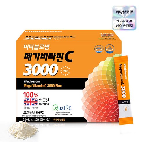 초당약품 비타블로썸 메가비타민C 3000 파인, 3.003g, 60개