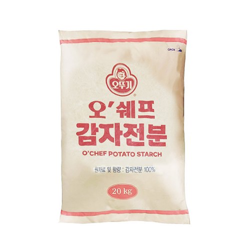 오뚜기 오쉐프 감자전분 20KG, 2개