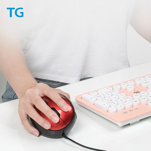 손목 건강을 지키는 혁신적인 선택, TG삼보 무소음 버티컬 유선 마우스 TG-TM215UN