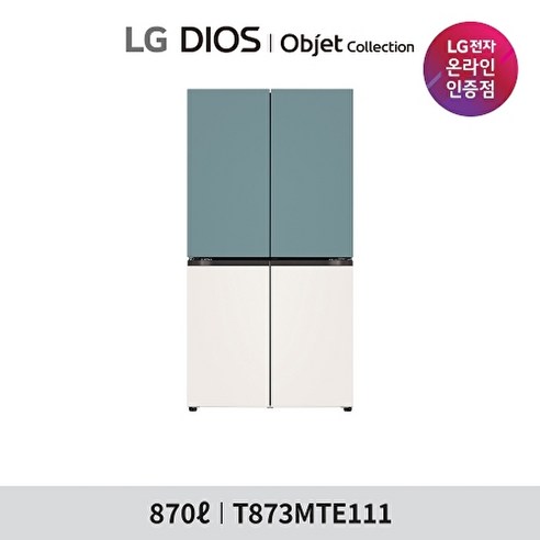 LG전자 LG 오브제 컬렉션 DIOS 냉장고 T873MTE111, 폐가전수거있음