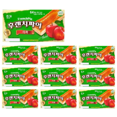 해태제과 후렌치파이 사과 192g x 10개