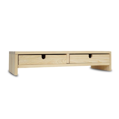 늘솜우드 원목 모니터 받침대: 자연의 품격을 담다 모니터받침대서랍