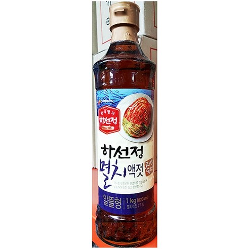 하선정 실속형 멸치액젓, 1kg, 2개 멸치액젓추천 하선정 실속형 멸치액젓, 1kg, 2개 멸치액젓추천