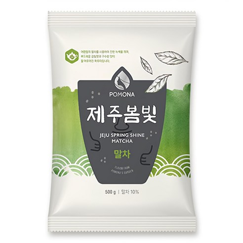 포모나 제주봄빛 말차 파우더