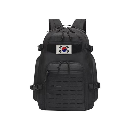 GP신형 전술가방 45L 대용량백팩 밀리터리 군인 군용 군대 전술 공군 로카가방 등산가방, 블랙