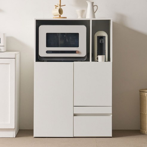 주방 공간을 효율적으로, 가온리빙 에셀르 렌지대 수납장으로 완성하는 모던 주방 에셀르800멀티렌지대