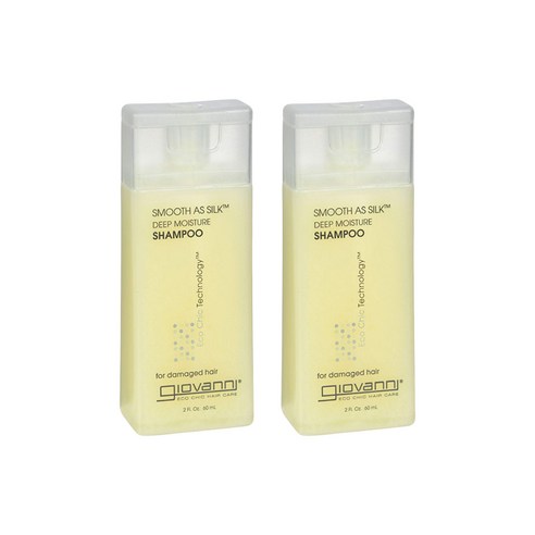지오바니 스무스 애즈 실크 딥 모이스처 샴푸, 60ml, 2개