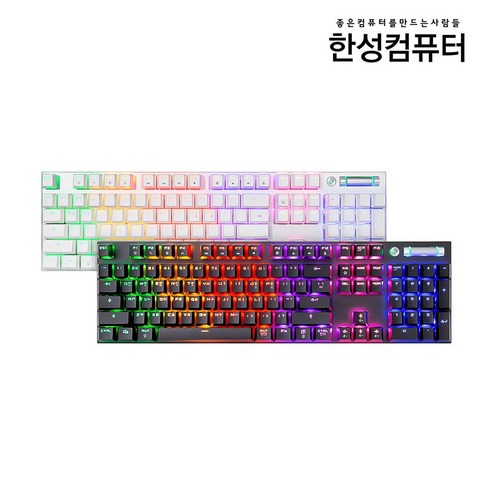 한성컴퓨터 [한성컴퓨터] GK300 RAINBOW (블랙 적축)