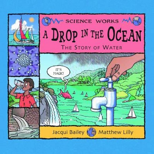 (영문도서) A Drop in the Ocean: The Story of Water Paperback, Picture Window Books, English, 9781404811270