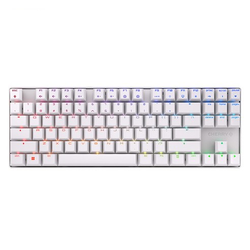 CHERRY TKL 기계식 무선키보드, 화이트, MX 8.2, 갈축