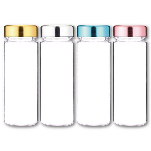 컬러메탈 트라이탄 혼합 4P (골드 실버 민트 핑크) 500ml 4개, 500ml (4개입)
