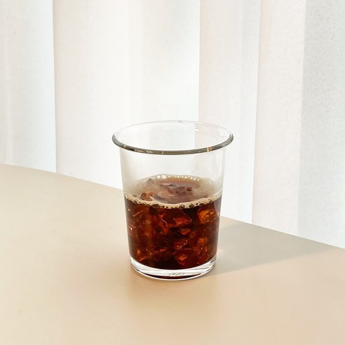 로우맨션 홈카페 내열 유리컵, 6개, 강화유리컵 350ml
