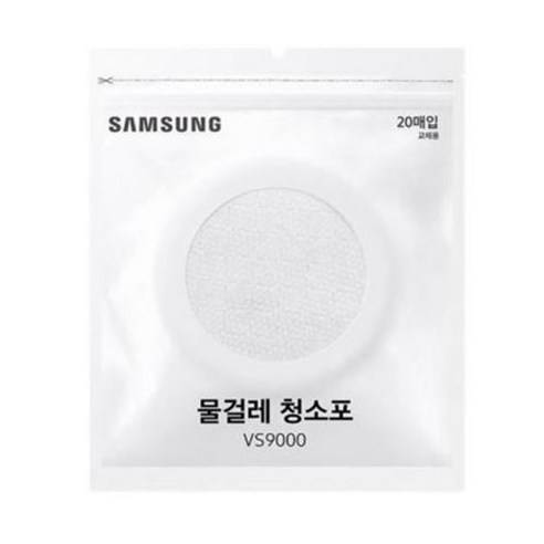 삼성전자  삼성전자 제트 무선청소기 일회용 물걸레 청소포, VCA-SPA90, 20개입