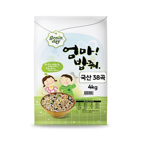 엄마밥줘 국산 38곡 혼합잡곡, 1개, 10kg