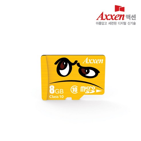 액센 캐릭터 UHS-I Class10 Micro SD카드 100MB/s 8GB