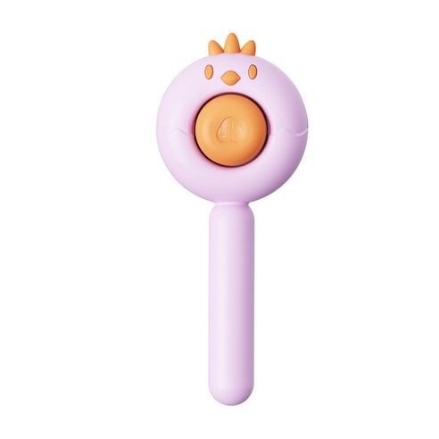 행복한 댕냥이 반려동물 원터치 브러쉬, 노란색 DRE3568128, 치킨, 1개