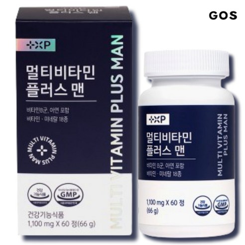 약국 종합비타민 남성 메가 골드 B군 비비 번아웃 직장인, 1세트, 60정