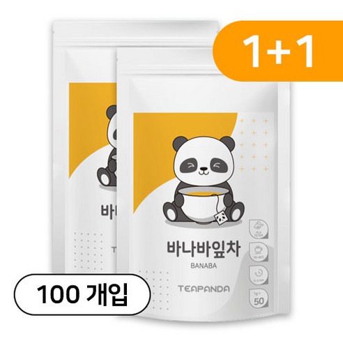 티판다 바나바잎차 친환경 삼각티백, 5개, 100개입, 1g