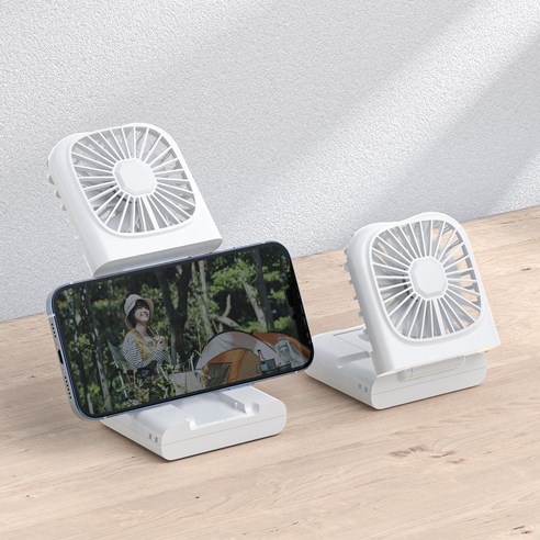 강력한 BLDC 모터와 접이식 디자인으로 언제 어디서나 시원한 바람을 즐길 수 있는 KONLI 휴대용 선풍기