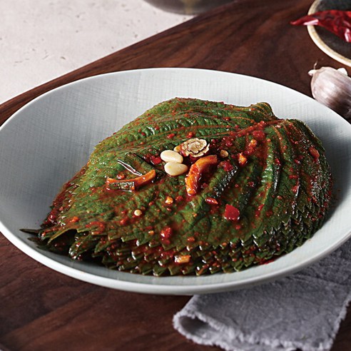웅순네김치 깻잎 무침 450g - 1개 고추김치 10 찬우물김치 깻잎김치, 1kg, 1개